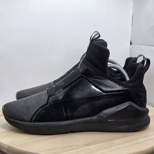 Puma‎ Womens Fierce Metalic 189865 03 Black Running Shoes Sneakers Size 10